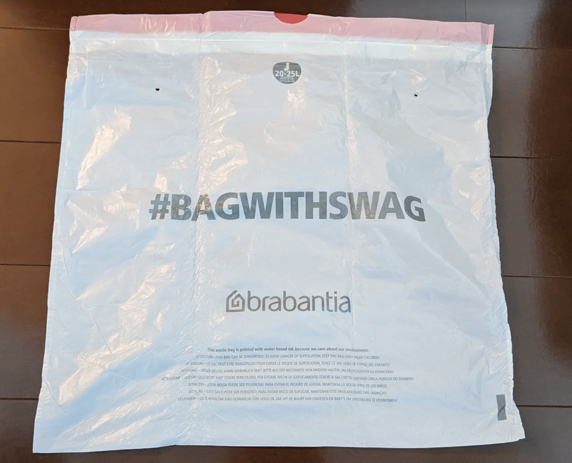 brabantia(ブラバンシア) Bo Touch Bin(ボウタッチビン) 専用ゴミ袋新旧比較