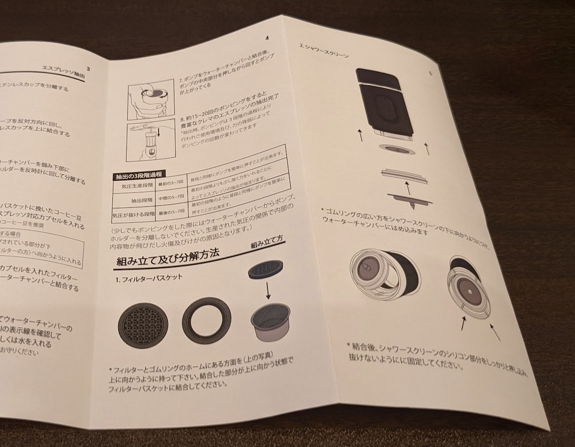 STARESSO Mini(スタレッソ ミニ) 説明書